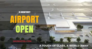 Is Monterey Airport Open? Current Status and Travel Updates