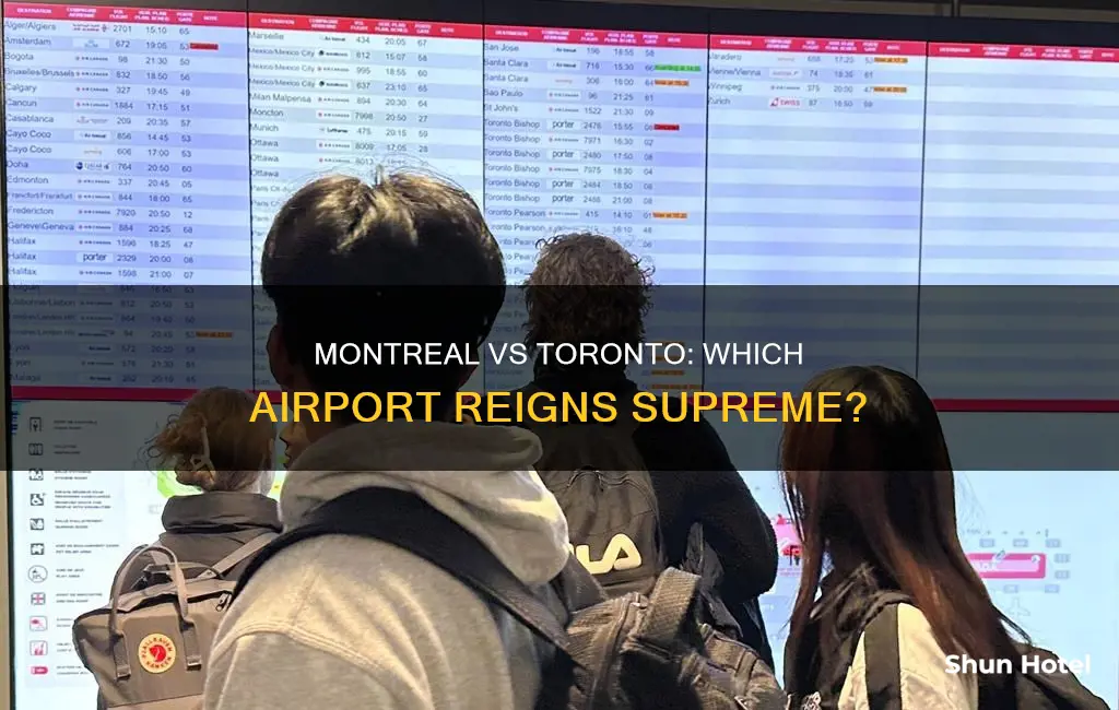 is montreal airport bigger than toronto
