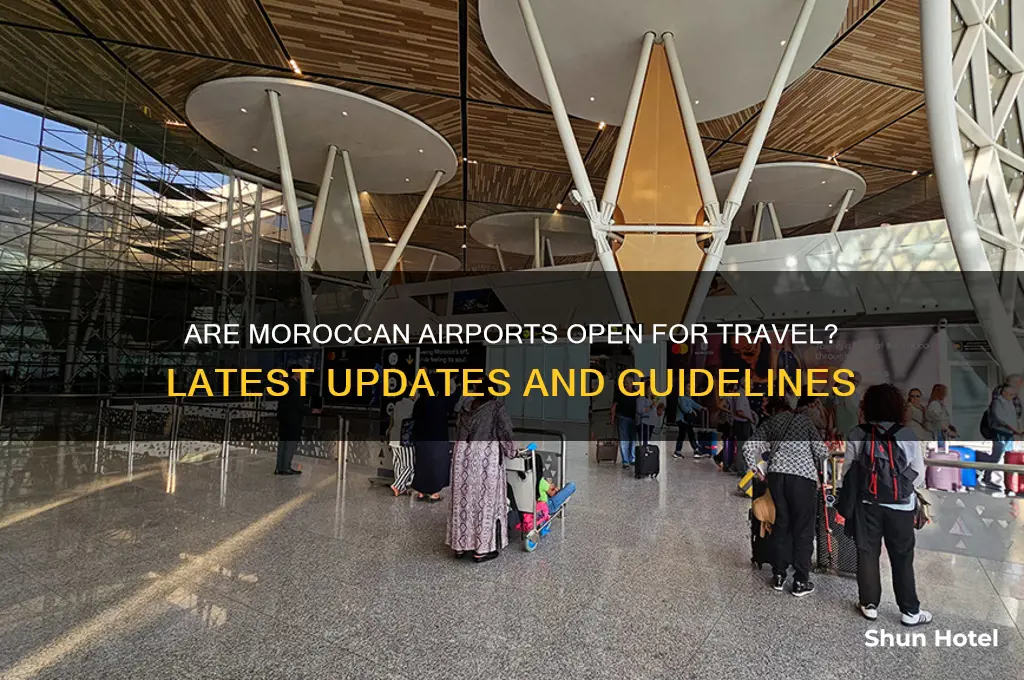 is moroccan airports open