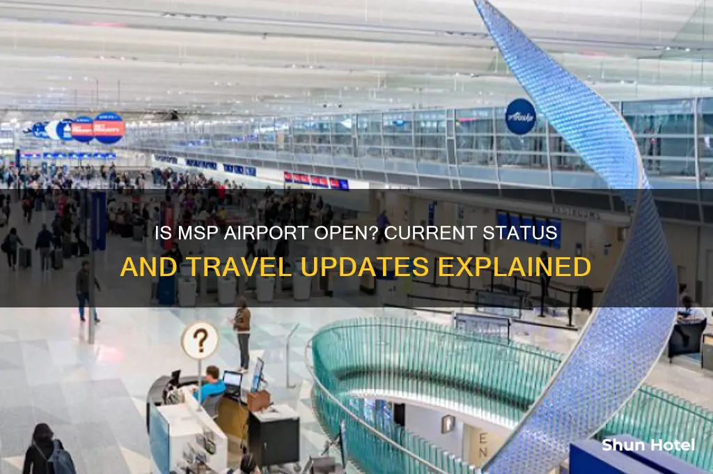 is msp airport open