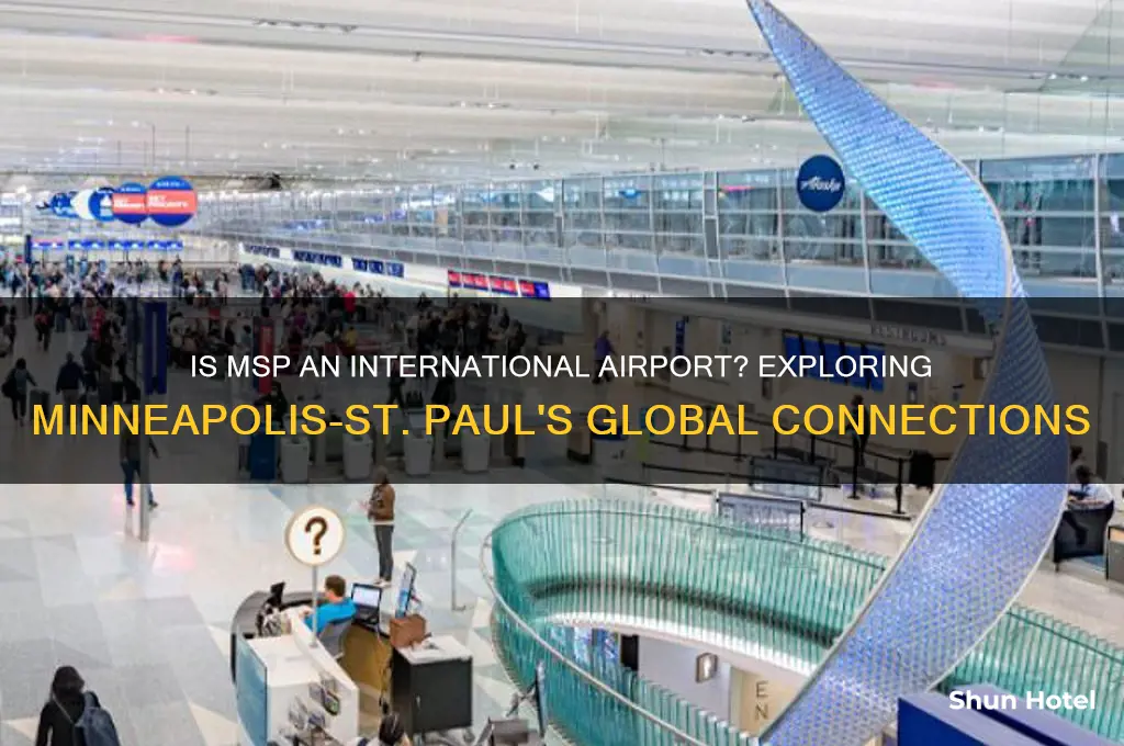 is msp an international airport