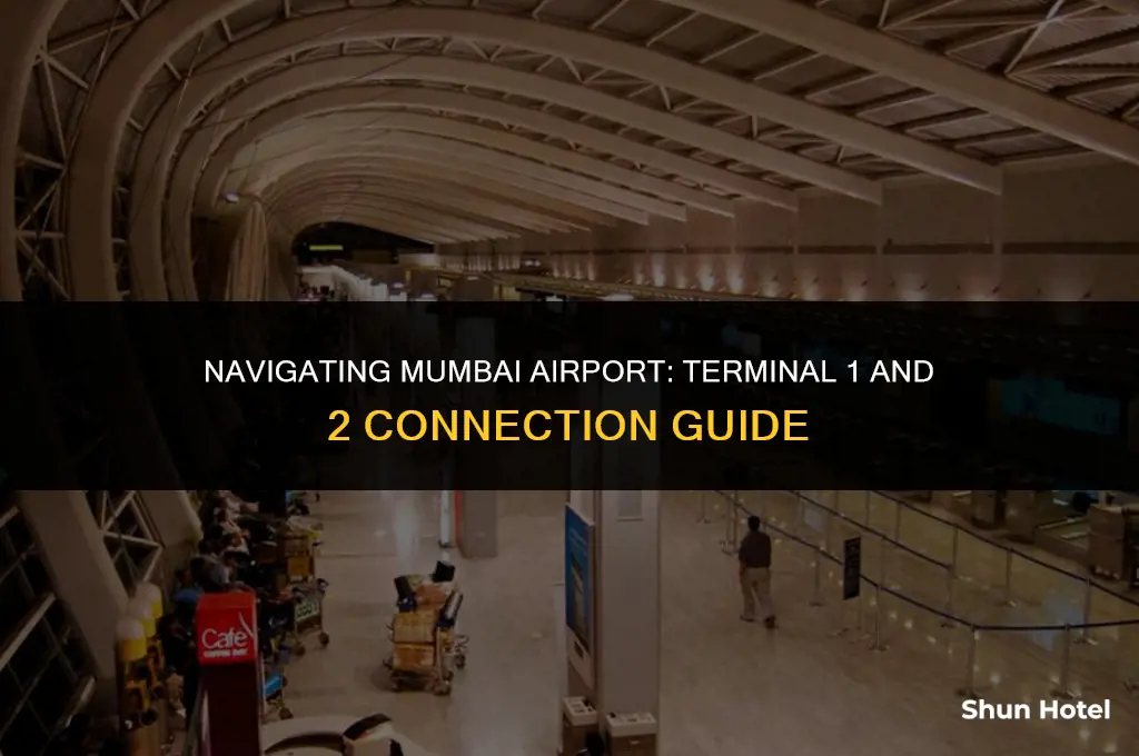 is mumbai airport terminal 1 and 2 connected