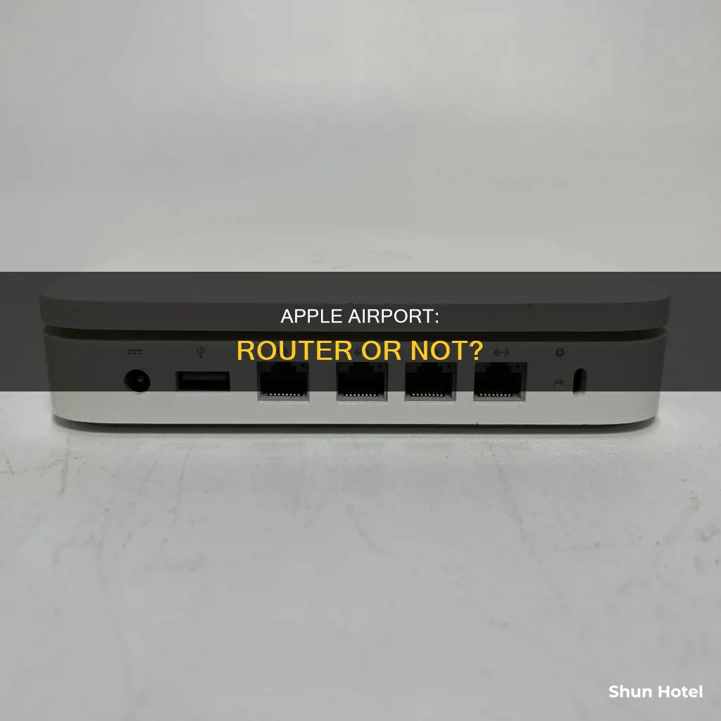 is my apple airport a router