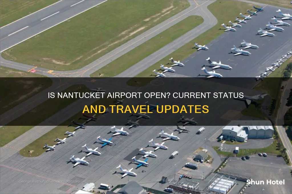 is nantucket airport open