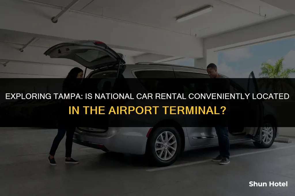 is national car rental in terminal at tampa florida airport