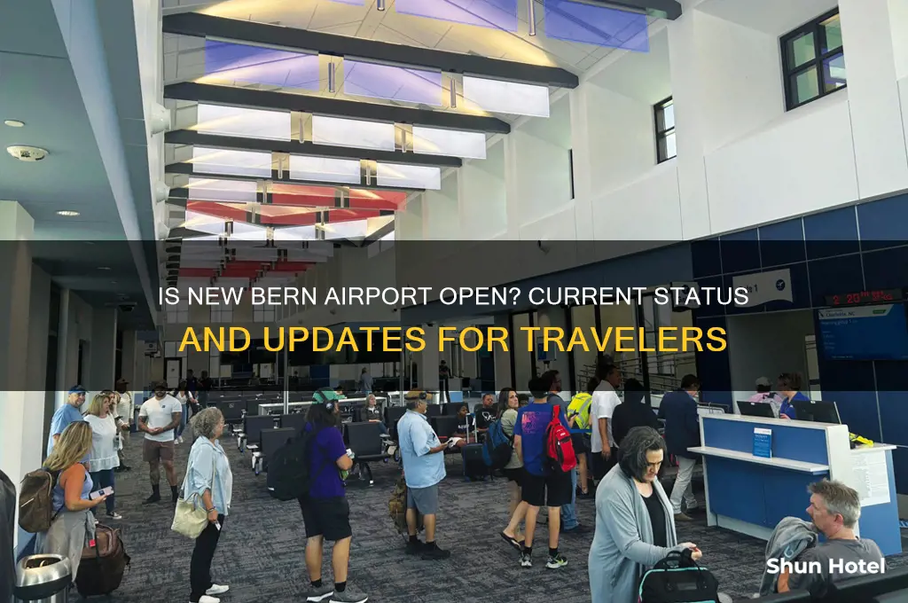 is new bern airport open