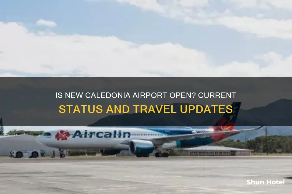 is new caledonia airport open