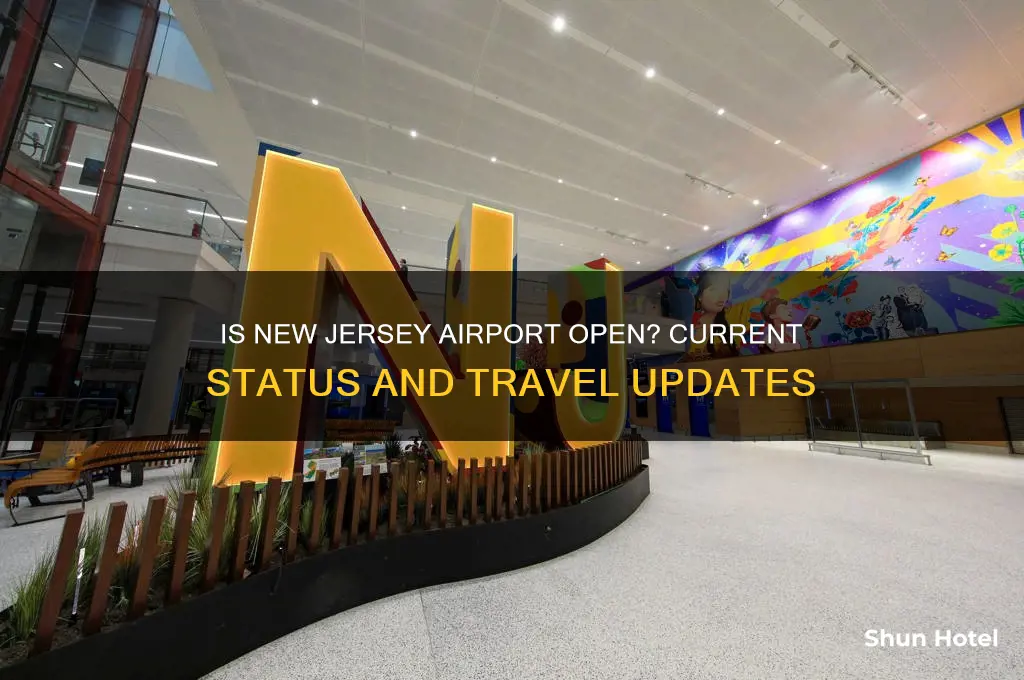 is new jersey airport open