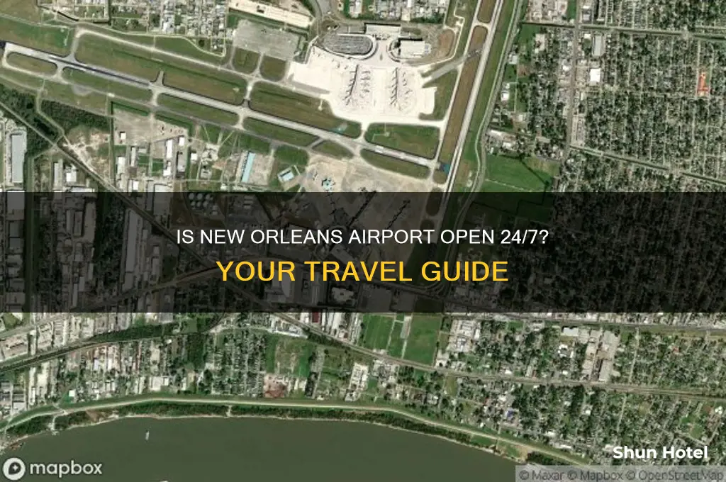 is new orleans airport open 24 hours