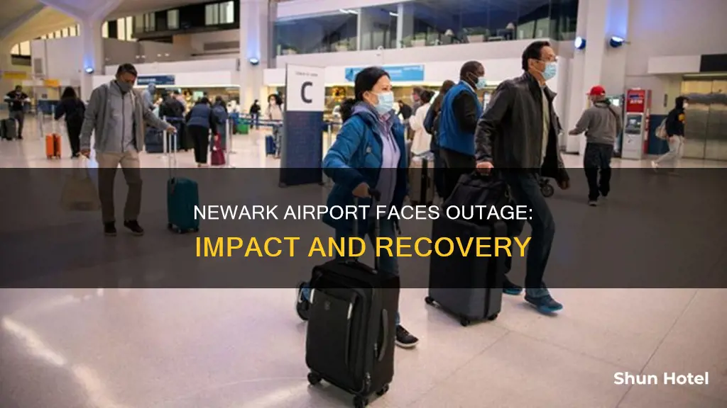is newark airport affected by outage