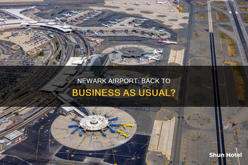 is newark airport back to normal
