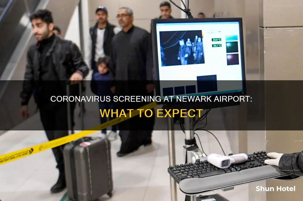 is newark airport screening for coronavirus