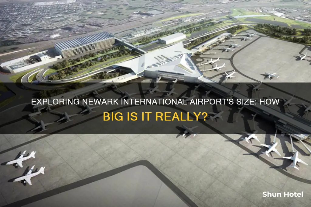 is newark international airport big