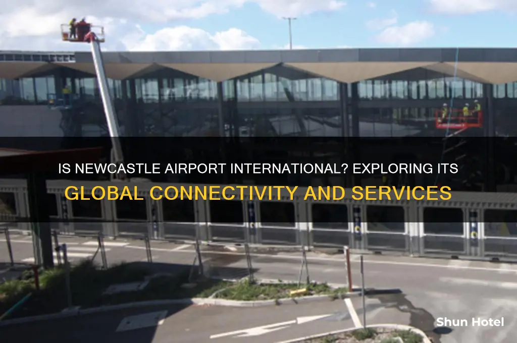 is newcastle airport international