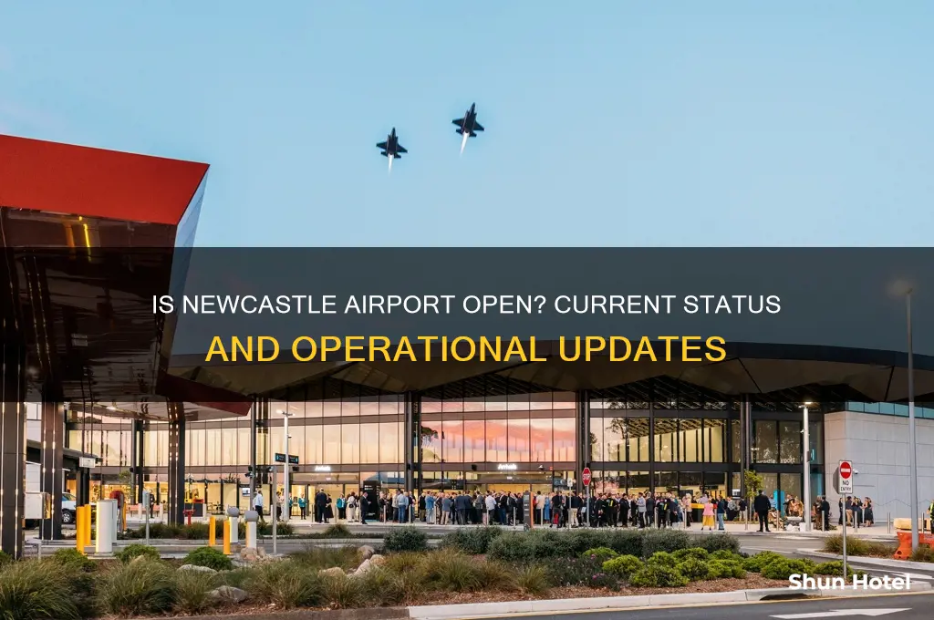 is newcastle airport open