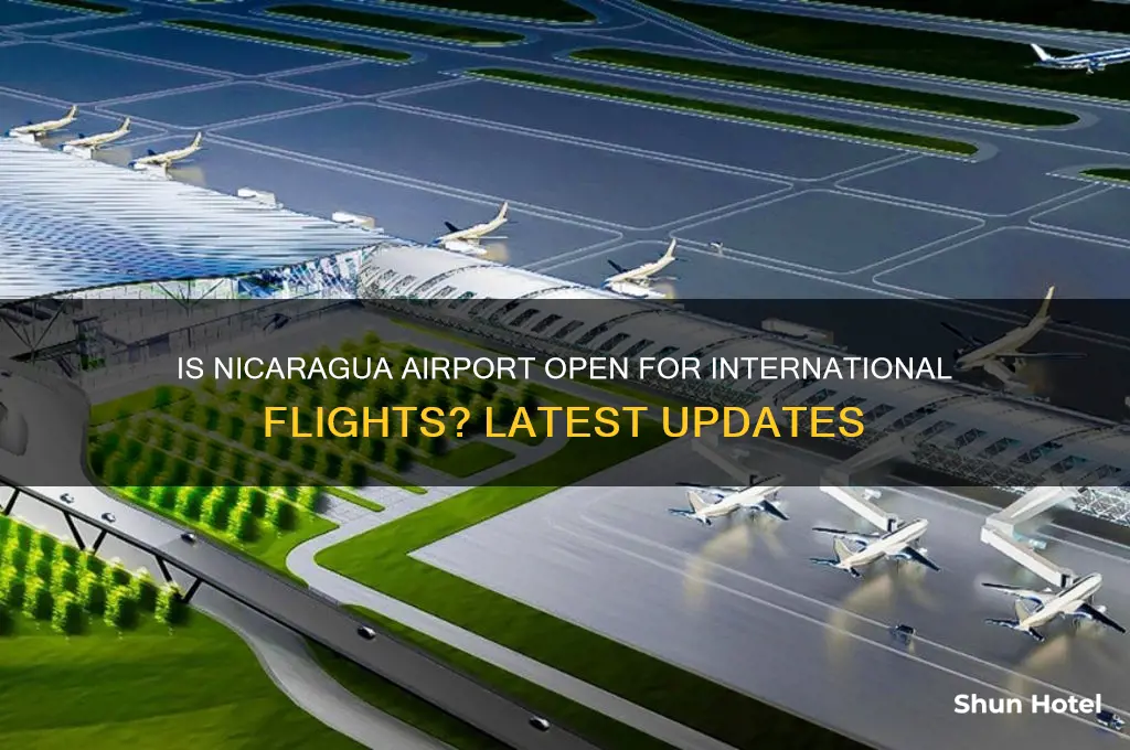 is nicaragua airport open for international flights