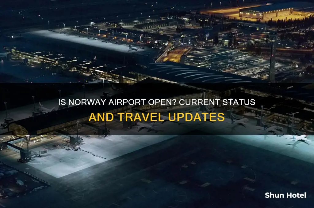 is norway airport open
