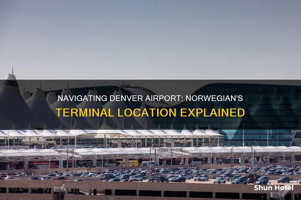 is norwegian at denver international airport west or east terminal
