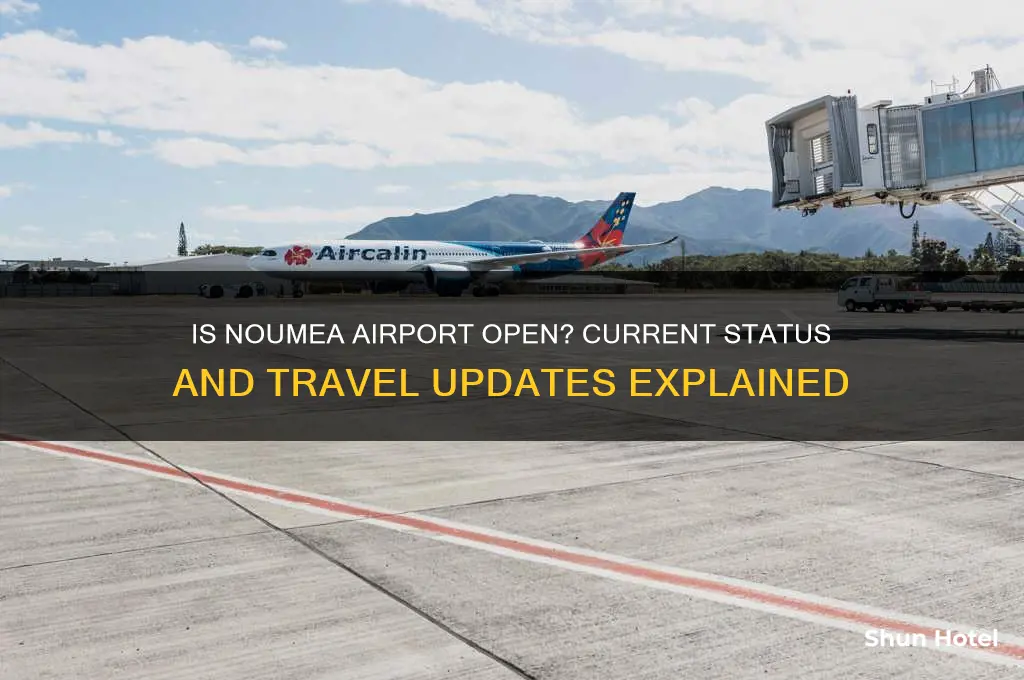 is noumea airport open