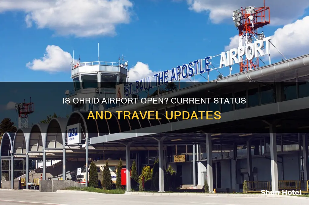 is ohrid airport open