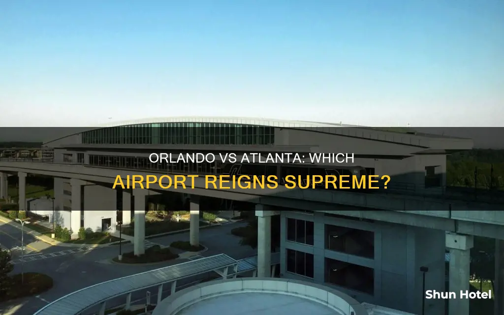 is orlando airport bigger than atlanta