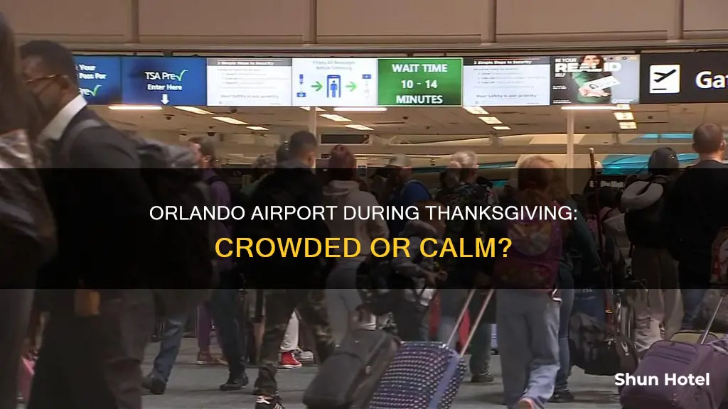 is orlando airport busy on thanksgiving