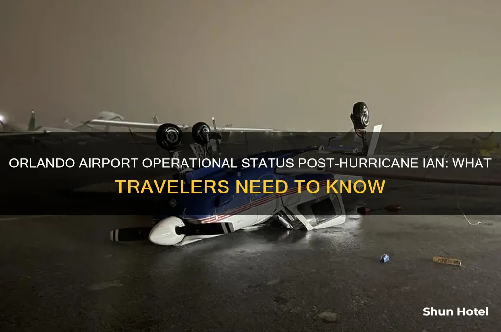 is orlando airport open after ian