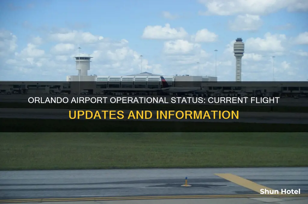 is orlando airport open for flights