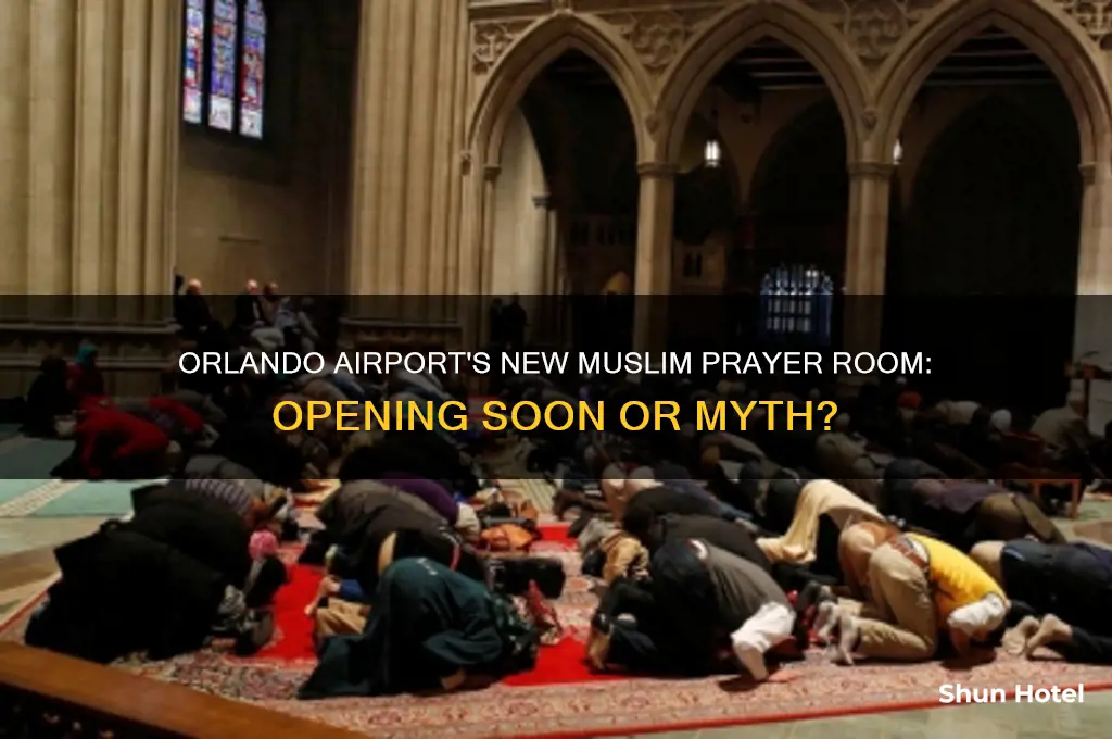 is orlando airport opening a muslim prayer room