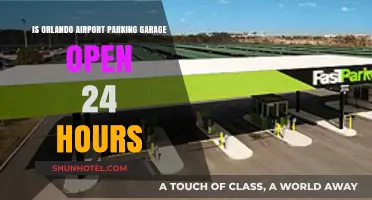 Orlando Airport Parking Garage: 24-Hour Access Availability Explained