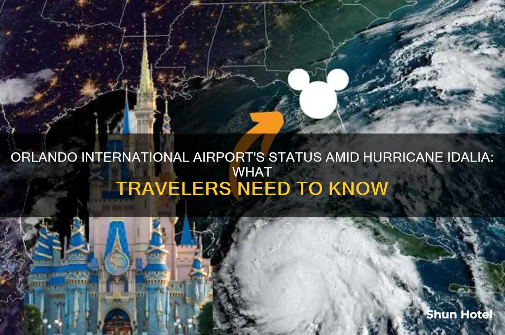 is orlando international airport closing for hurricane idalia
