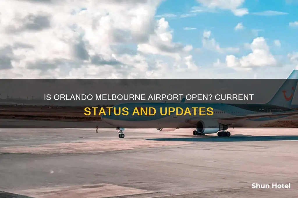 is orlando melbourne airport open