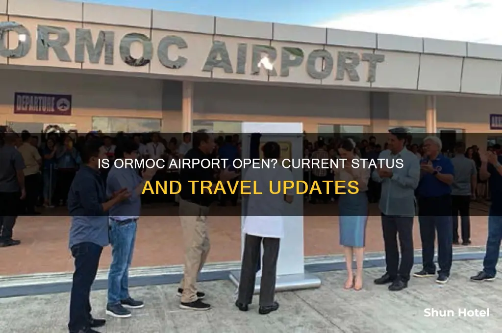 is ormoc airport open