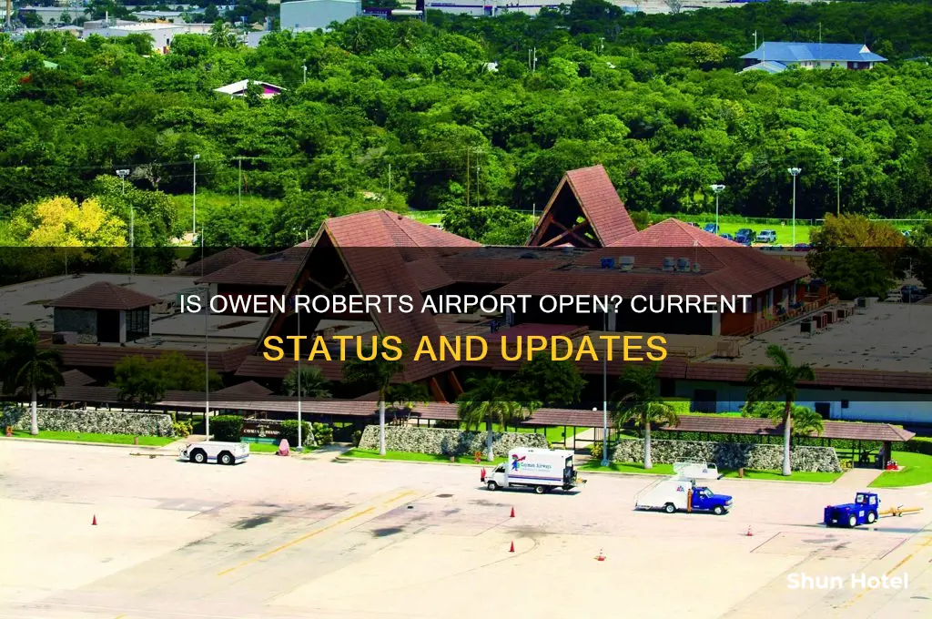 is owen roberts airport open
