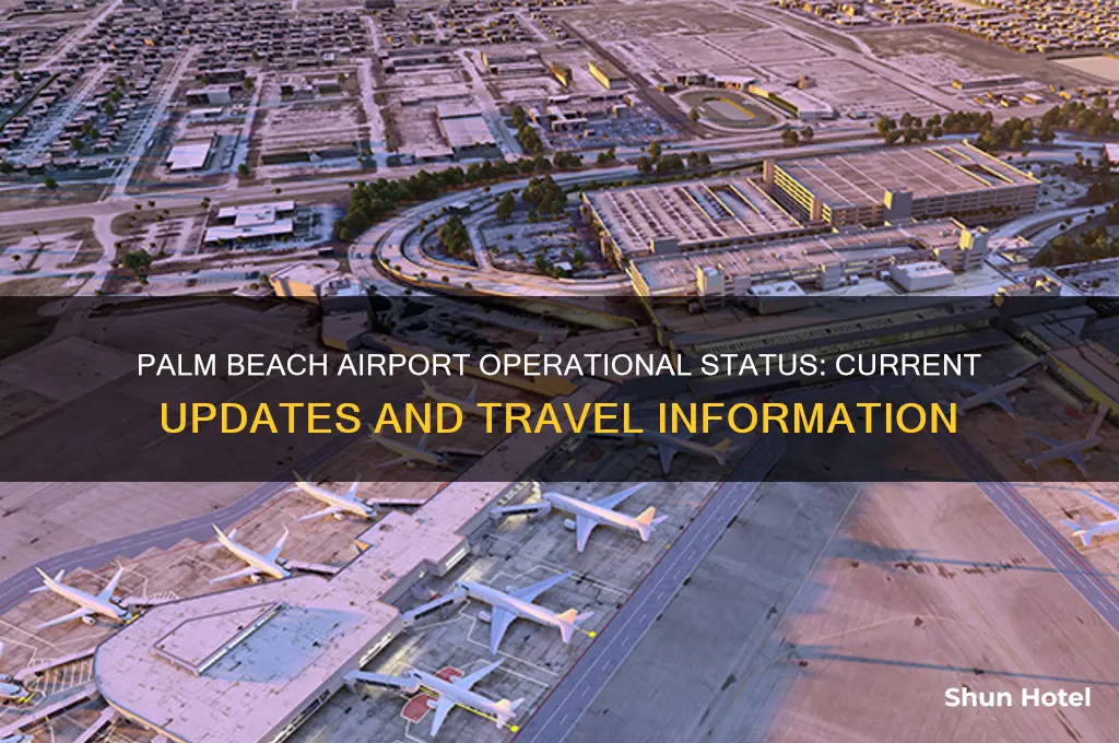 is palm beach airport open