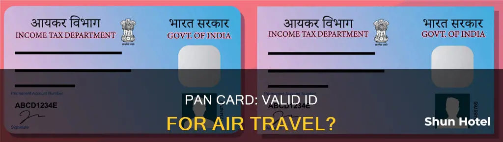 is pan card accepted at airport