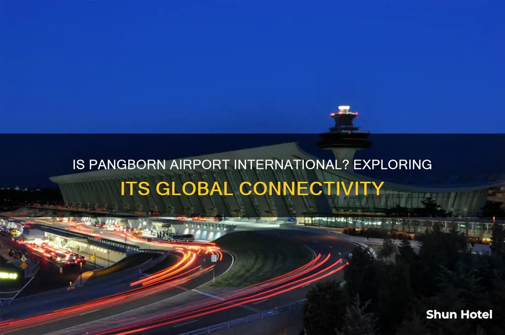 is pangborn airport an international airport