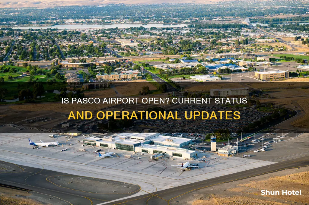 is pasco airport open