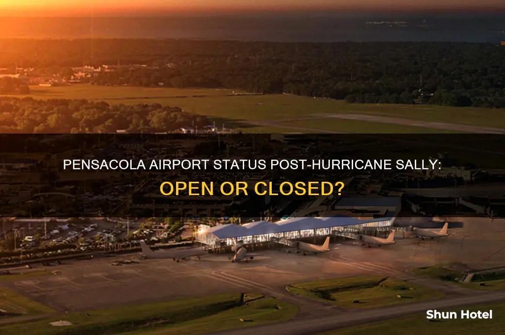is pensacola airport open after hurricane sally