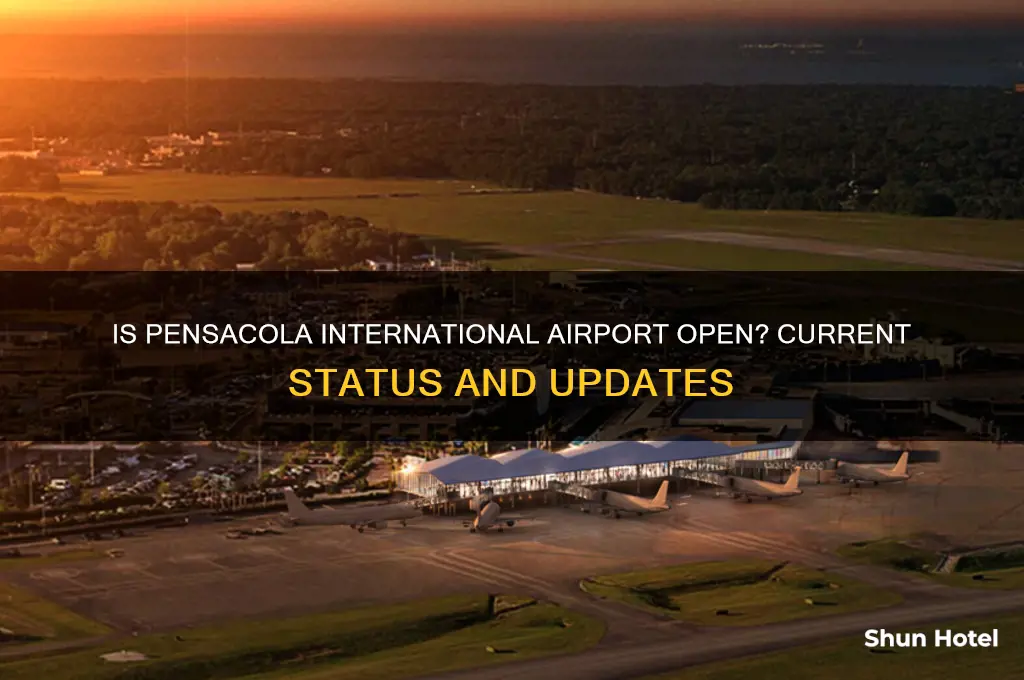 is pensacola international airport open