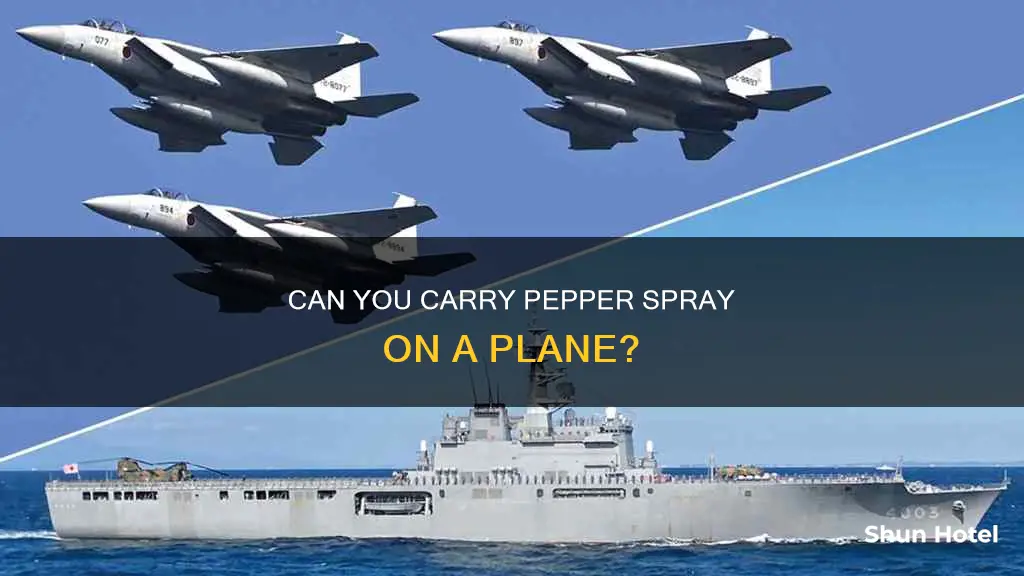 is pepper spray allowed in airports