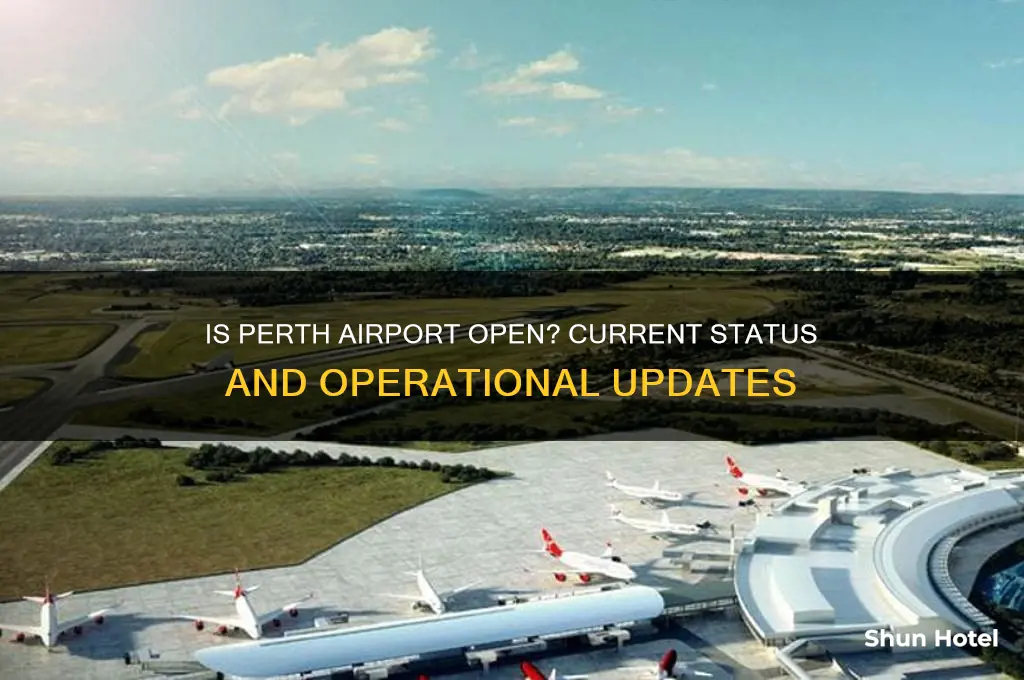 is perth airport open