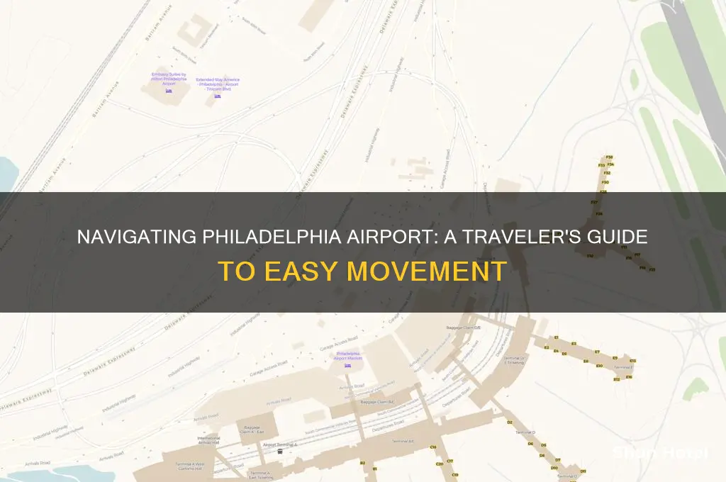 is philadelphia airport easy to get around