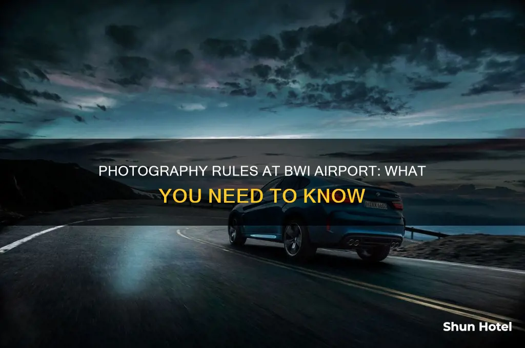is photography allowed in airports bwi
