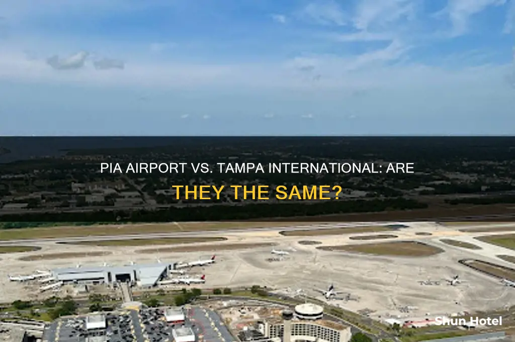 is pia airport and tampa international the same