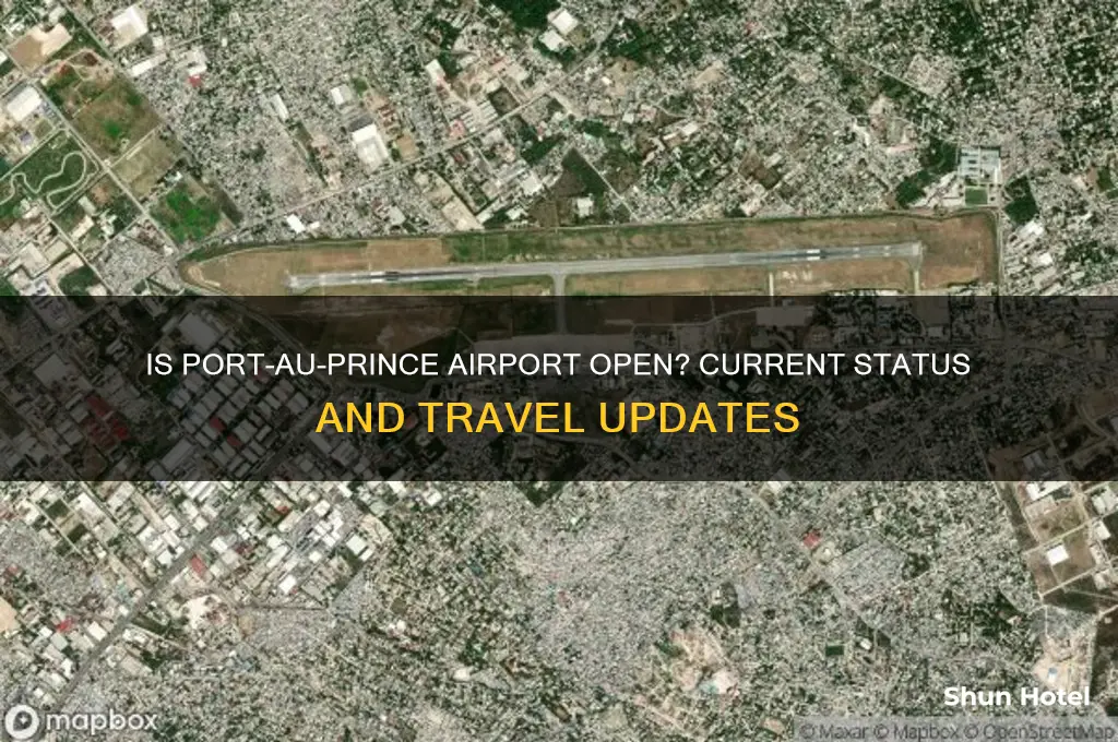 is port au prince airport open