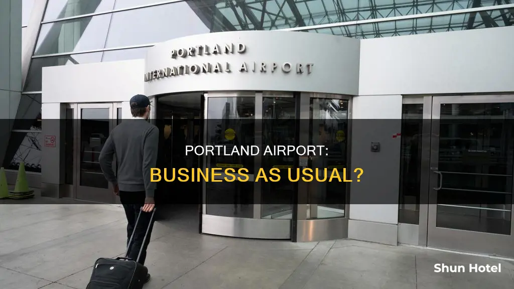 is portland airport running as usual