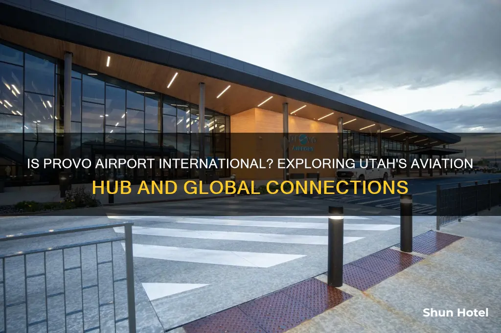 is provo airport international