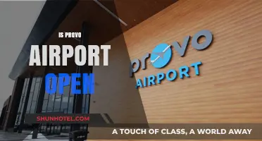 Is Provo Airport Open? Current Status and Operational Updates
