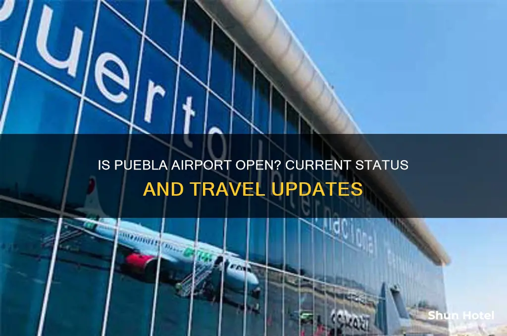 is puebla airport open